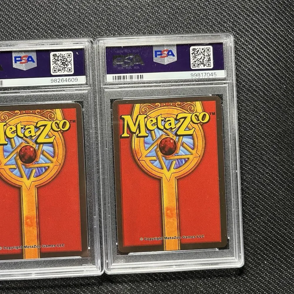 Metazoo Mothman Bigfoot Piasa Bird PSA 9 Lot Mint 1st Edition Full Holo Chase
